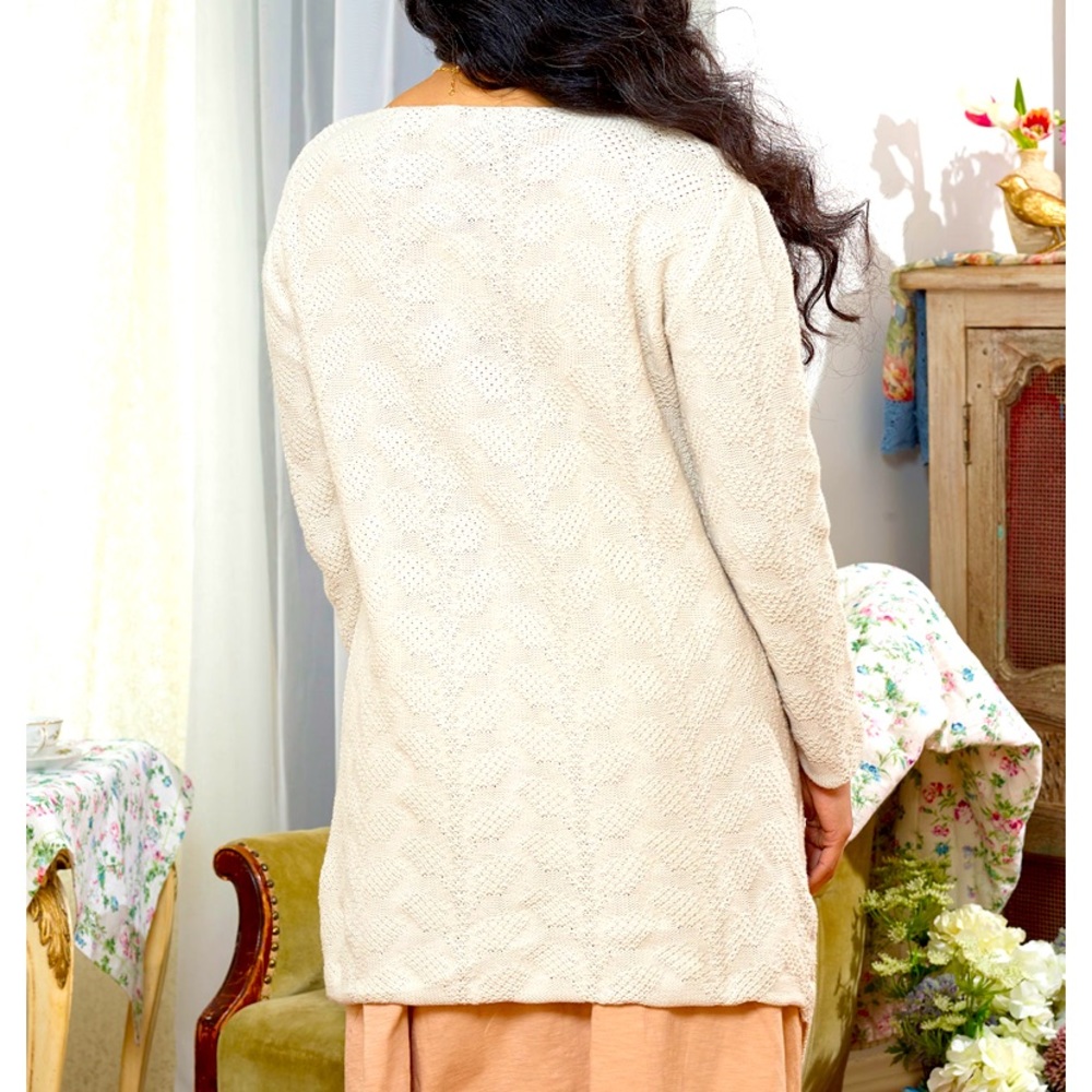 April Cornell Pointelle Sweater